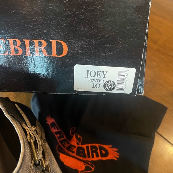 Freebird Joey Booties Pewter Size 10 - Picture 2 of 4